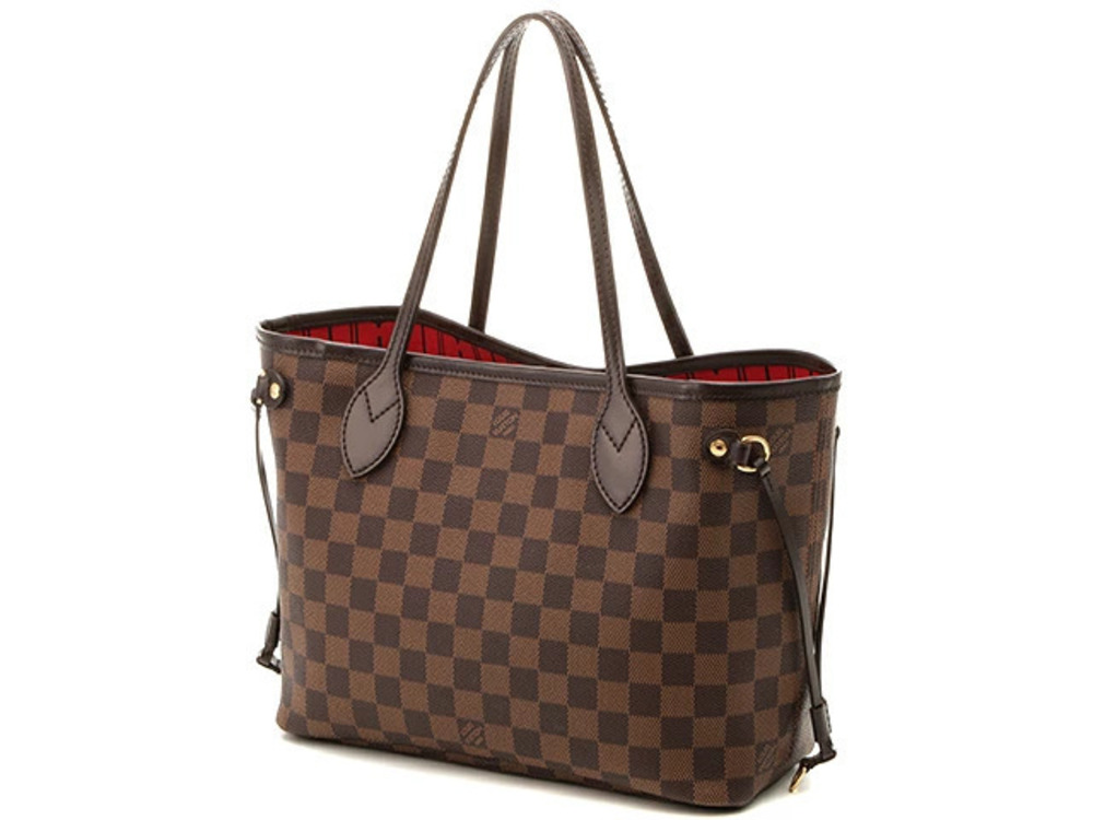 Louis Vuitton Brown Neverfull Damier Ebene Brown